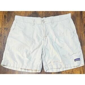 Patagonia Men's Beige Chino Shorts Organic Cotton Size 36